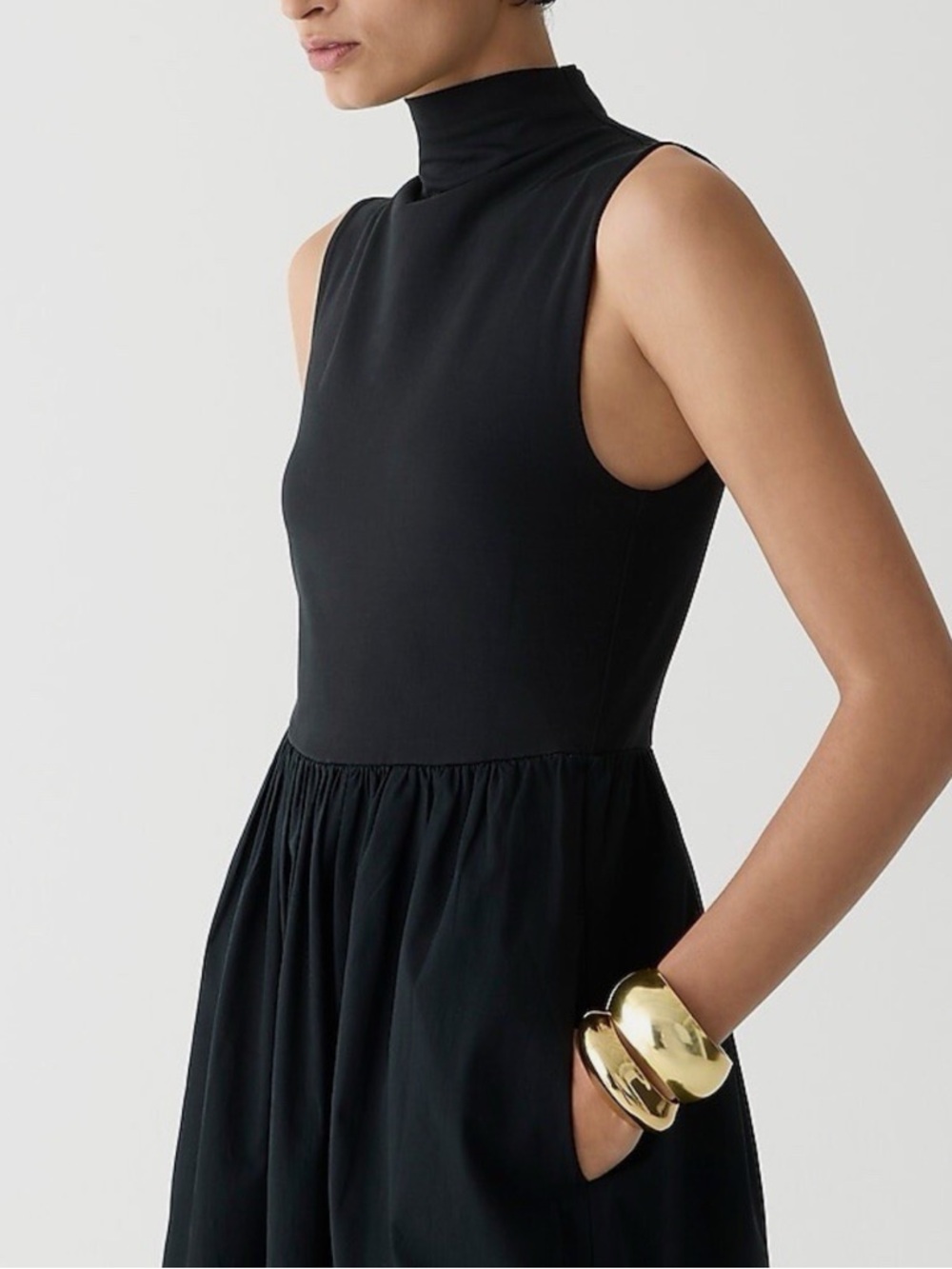 J.Crew Mockneck Midi Dress